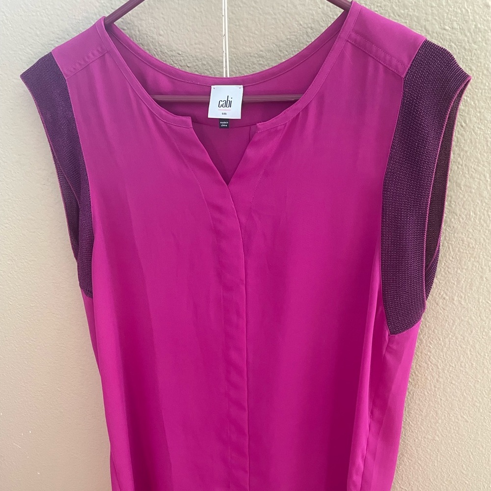 CAbI Women’s Small Purple Top Excellent Condition!